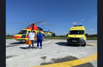 Возможности нового легкого вертолета санавиации оценили новосибирские медики 