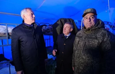 Андрей Травников посетил палаточный городок для мобилизованных под Новосибирском