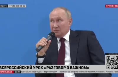 Владимир Путин провел открытый урок в Калининграде