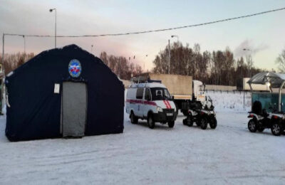 Мобильные пункты обогрева дежурят на трассах Новосибирской области