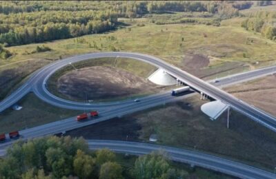 На границе Кузбасса и Болотнинского района завершено строительство дорожной развязки