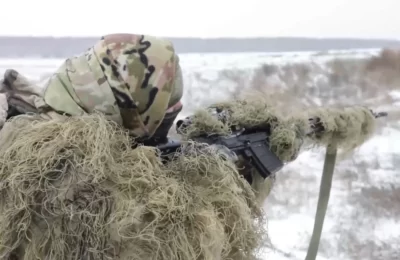 Снайперы отряда «Отважные» проходят боевую подготовку в Новосибирской области
