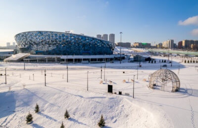 Самая большая ледовая арена в Сибири скоро откроется в Новосибирске