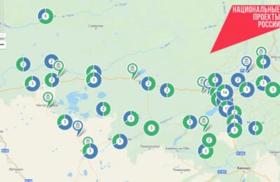 В Новосибирской области проекты благоустройства 2023 года разместили на интерактивной карте