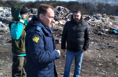 В Болотном нашли нарушения на полигоне отходов