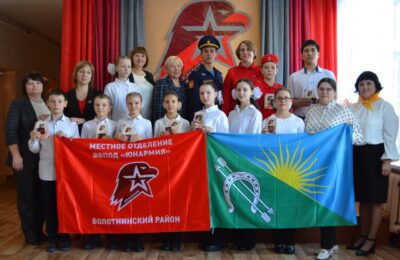 Школьники Болотнинского района пополнили ряды «ЮНАРМИИ»