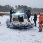 В Новосибирской области спасли рыбаков на Обском море