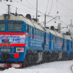 В Новосибирск прибыл сказочный Поезд Деда Мороза для прохождения технического обслуживания