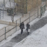 Новосибирская область оказался во власти снежного бурана 17 апреля