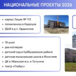 В 2026 году в Новосибирской области продолжается планомерная работа по разным направлениям национальных проектов