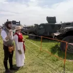 В Новосибирской области показали трофейную технику СВО