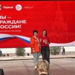 Школьники Болотнинского района приняли участие в «Линейке Первых» в Новосибирске