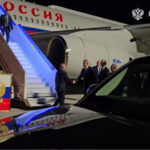 Президент России Владимир Путин прибыл с рабочим визитом в Новосибирск